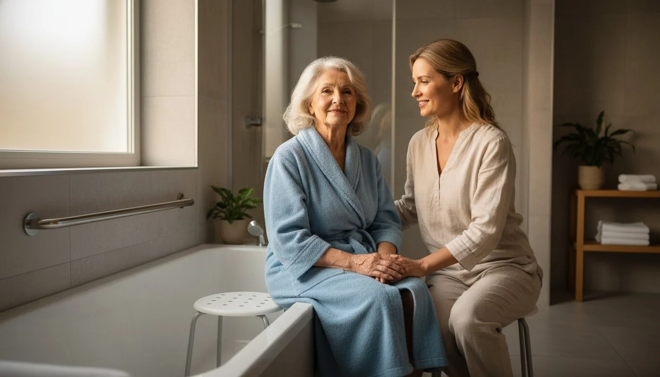 Seg&iacute;ts&eacute;g a f&uuml;rd&eacute;shez időseknek: Biztons&aacute;gi &uacute;tmutat&oacute; &eacute;s akad&aacute;lymentes megold&aacute;sok