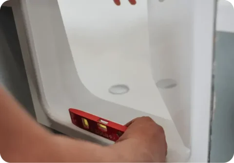 UDOOR fürdőkádajtó beépítés