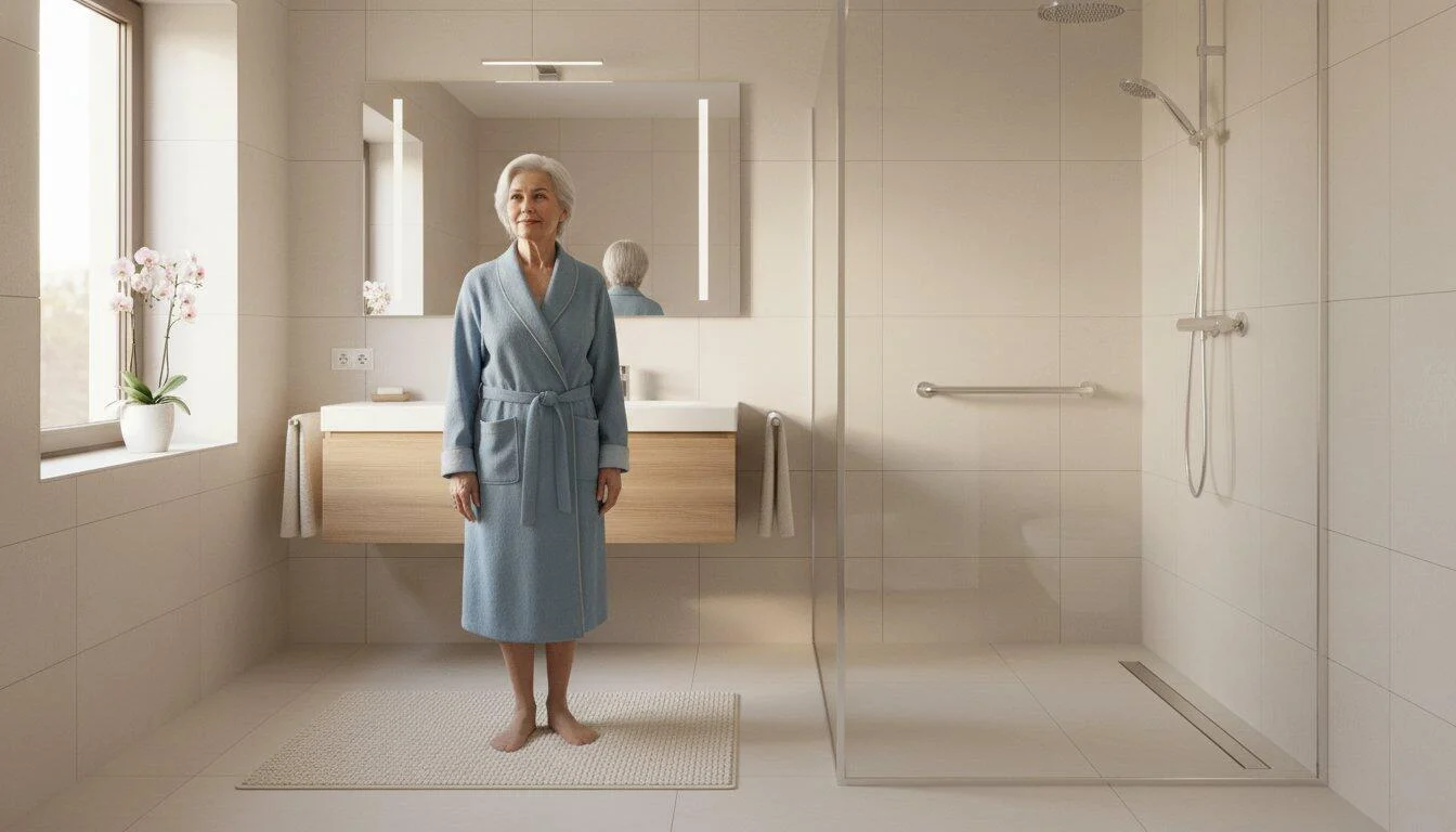 F&uuml;rdőszoba biztons&aacute;goss&aacute; t&eacute;tele időseknek 2026-ban: &Uacute;tmutat&oacute; a balesetmentes otthonhoz