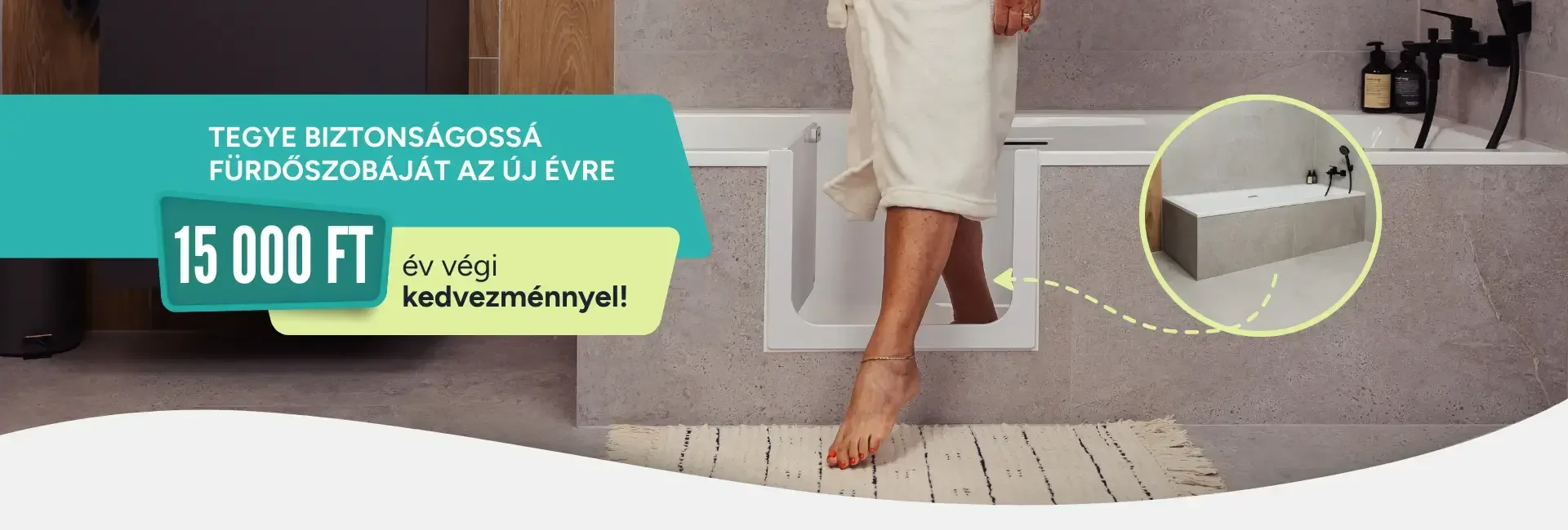 Fürdőkádajtó beépítés kedvezménnyel